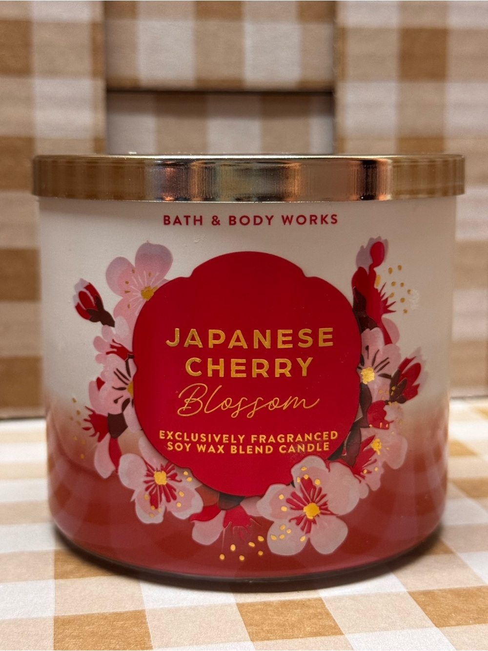 NEW B&BW Japanese Cherry Blossom 3 wick candle